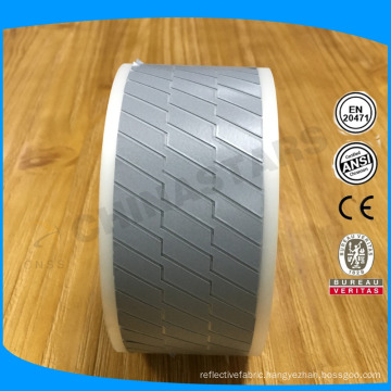 PE film and hot melt adhensive silver heat transfer reflective strip